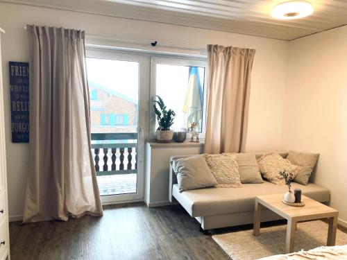 Zona de estar de Ferienwohnung „Bergzeit“
