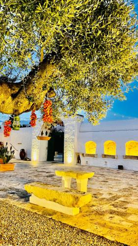 Taman di luar Masseria Ayroldi