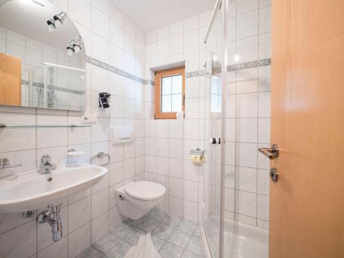 Koupelna v ubytování Ferienwohnung-3-Sonntagskoepfl