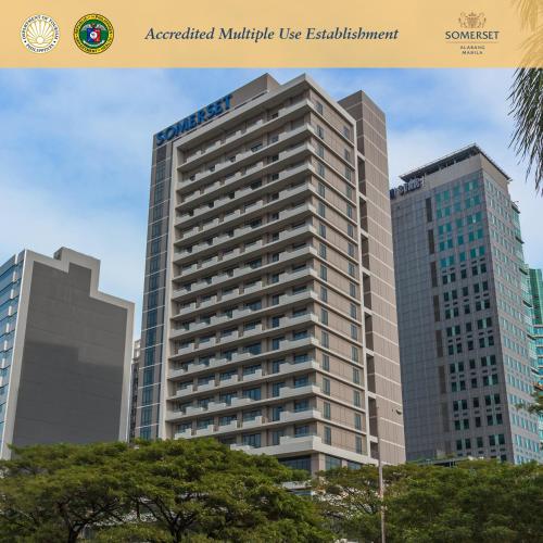 a rendering of a large building in a city at Somerset Alabang Manila in Manila