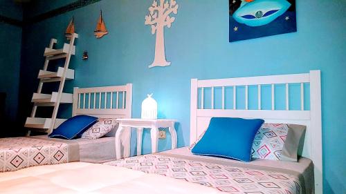 A bed or beds in a room at Villa Bambi