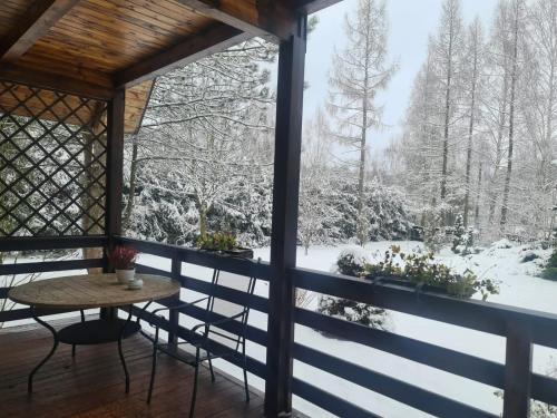 LAGO BLANCO semasa musim sejuk
