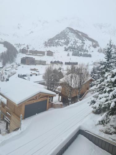 Appartement 8 couchages 45 m2 tout confort à la foux d'allos durante el invierno