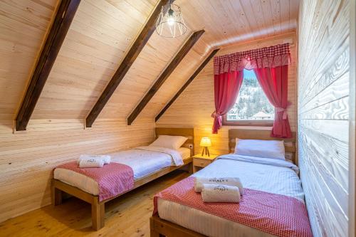 Cama o camas de una habitación en Zara Chalet