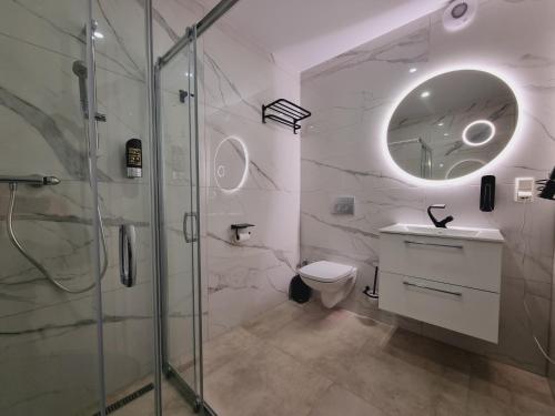 Koupelna v ubytování La Rustica Altstadthotel