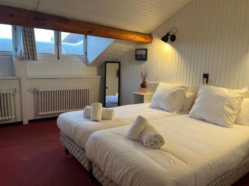 Postel nebo postele na pokoji v ubytování Relais Des Villards
