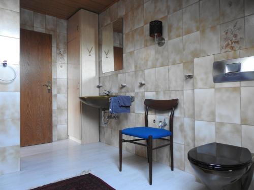 Ванна кімната в Ferienwohnung Narziss