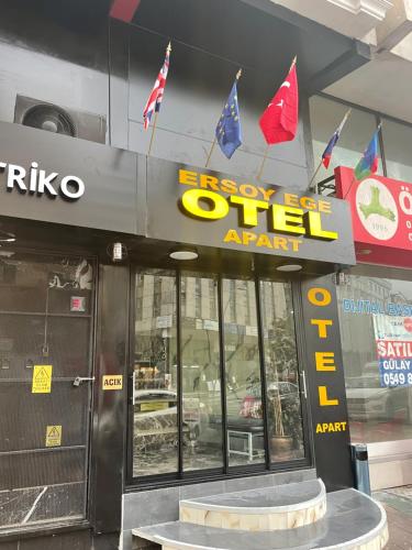 Certifikát, hodnocení, plakát nebo jiný dokument vystavený v ubytování ERSOY EGE APART OTEL