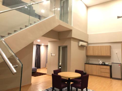 Una cocina o cocineta en D Gateway Perdana Hotel Bangi