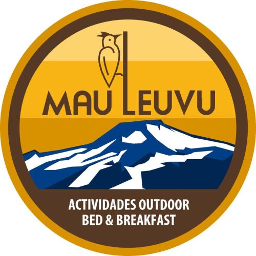 a logo for the may lewu wilderness outdoor bed and breakfast at Mauleuvu Outdoor, alojamiento bed and breakfast y actividades outdoor in Talca