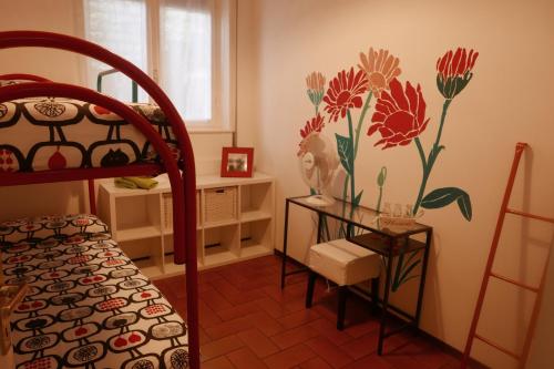 Posteľ alebo postele v izbe v ubytovaní La casa degli oleandri