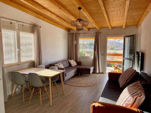 Posezení v ubytování La Casita del Mojino