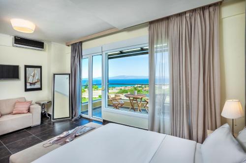 Posteľ alebo postele v izbe v ubytovaní Sunny Villa Grande