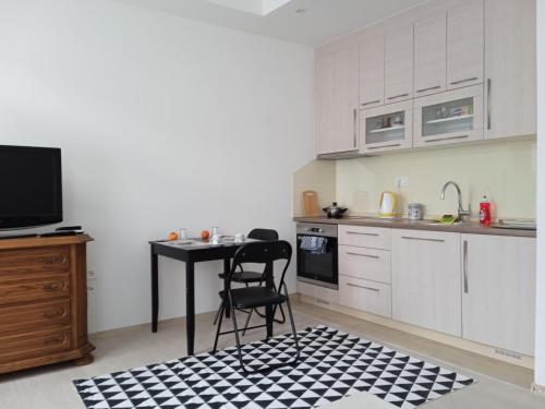 Kuchyň nebo kuchyňský kout v ubytování Checkpoint apartments Mostar