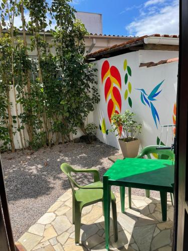 Barequeçaba Praia Hotelにあるパティオまたは屋外エリア