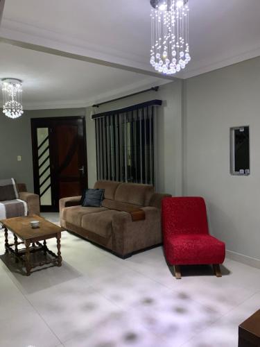 Ruang duduk di Casa Oliveiras