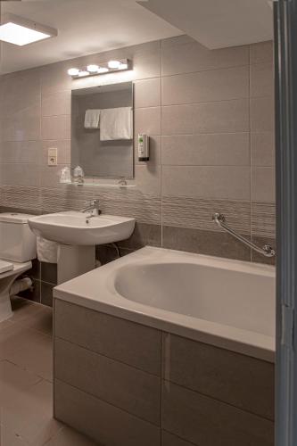 Koupelna v ubytování Hotel Piano 2 - Mont-St-Guibert - Louvain-la-Neuve