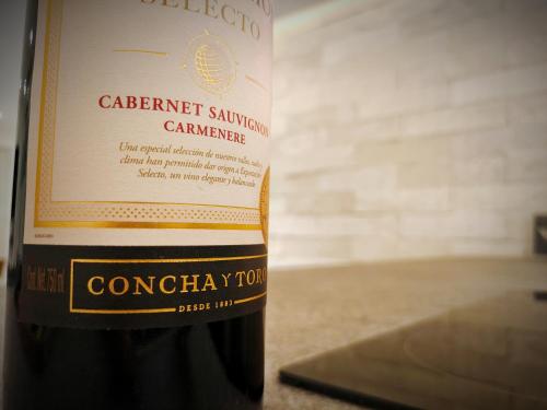 a bottle of cabernet sauvignon wine at 1st Luxury Warehouse in Cancún