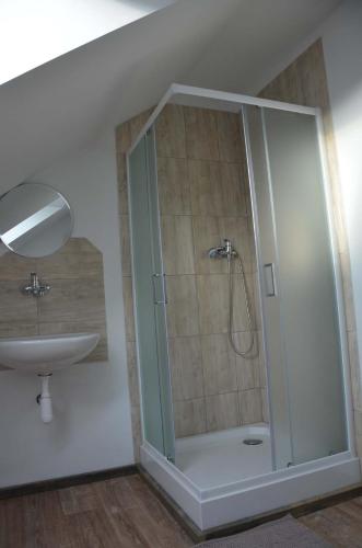 Apartmány U Soptíkaにあるバスルーム