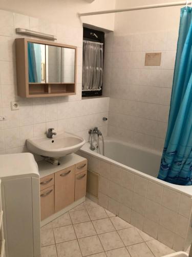 Koupelna v ubytování Apartment Zapart