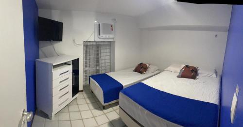Cama o camas de una habitación en Ancorar Flat Porto de Galinhas-Flat 3311-3314