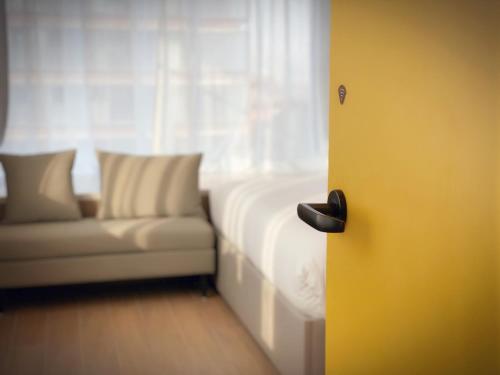 Χώρος καθιστικού στο lyf Dayanta Xi'an by the Ascott Limited free gym & free park & free laundry room