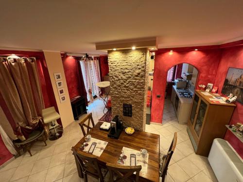 Kuchyň nebo kuchyňský kout v ubytování Maison Jean-Luc - app Zizzola