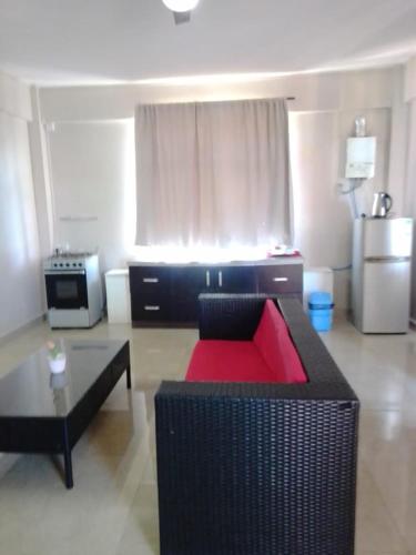Kuchyň nebo kuchyňský kout v ubytování RESIDENCE INDIRA TB