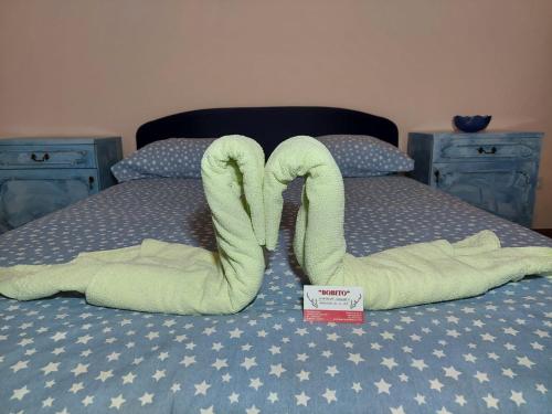 Cama o camas de una habitación en Apartments Bobito