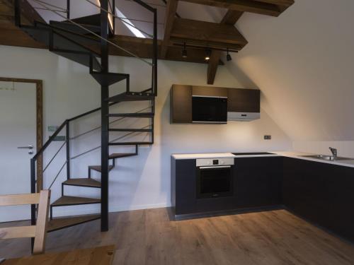 Kuchyň nebo kuchyňský kout v ubytování Apartmán pod Pustým vrchem