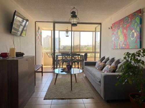 Posezení v ubytování Departamento vista al mar en La Herradura