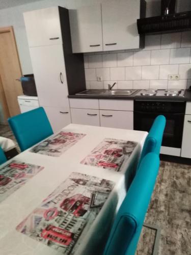 Η κουζίνα ή μικρή κουζίνα στο Landhaus Studio in D 63667 Nidda, Gäßchen 8 Erdgeschoss links