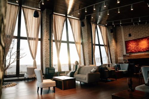 Posezení v ubytování Hotel Palacio de Sal