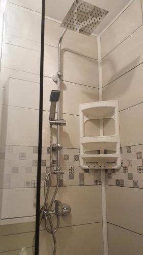 Koupelna v ubytování Apartament Ella ,wifi inclus la Straja ,Lupeni !