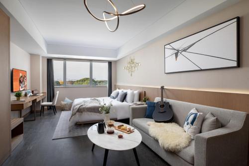 Χώρος καθιστικού στο Citadines New District Wuxi