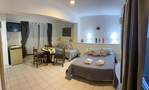 Postel nebo postele na pokoji v ubytování Portillo Apartments