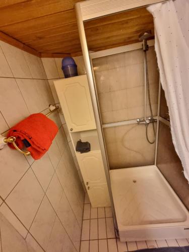 Koupelna v ubytování Cosy Tromsø Apartment