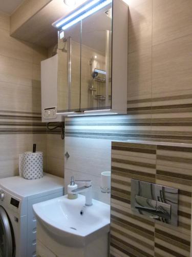 Ein Badezimmer in der Unterkunft Apartament BB nad Deptakiem