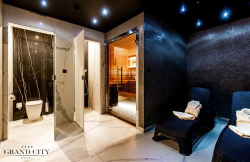 Kúpeľňa v ubytovaní Hotel Grand City Wrocław