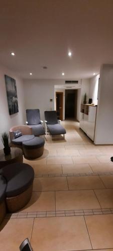 Ruang duduk di Winkelschiffchen I mit Sauna