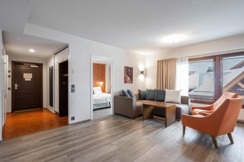 Posezení v ubytování Ski-Inn RukaVillage