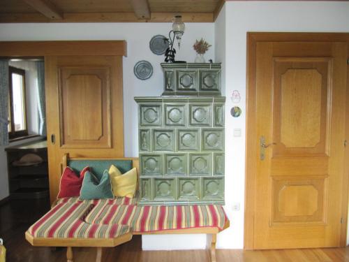 Zona de estar de Ferienwohnung Wörndl