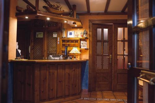 The lounge or bar area at Posada Marina