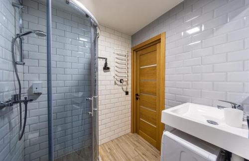 Ένα μπάνιο στο Tomas apartments