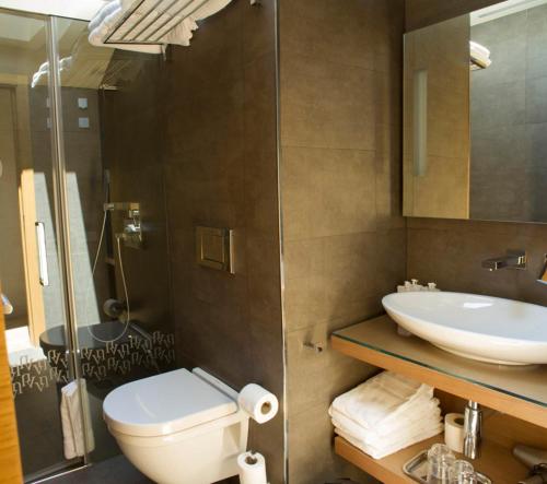 Ένα μπάνιο στο Apartaments Vall de Núria