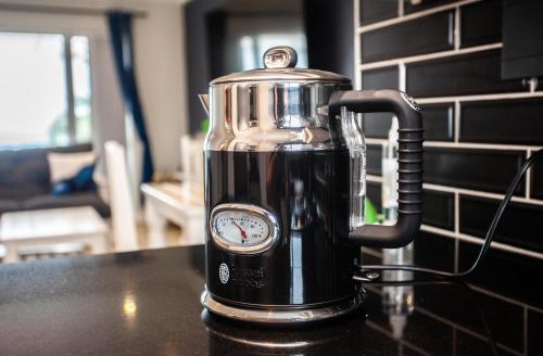 a blender sitting on top of a counter at The view 42 in Jeffreys Bay