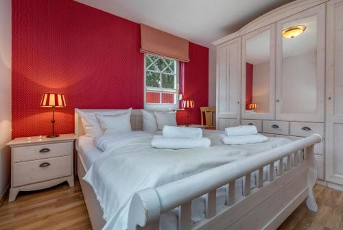 Ένα ή περισσότερα κρεβάτια σε δωμάτιο στο Arielle Nr. 1