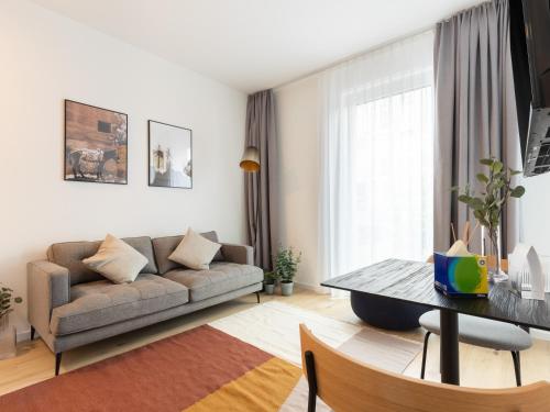 Χώρος καθιστικού στο Limehome Gütersloh Eickhoffstraße