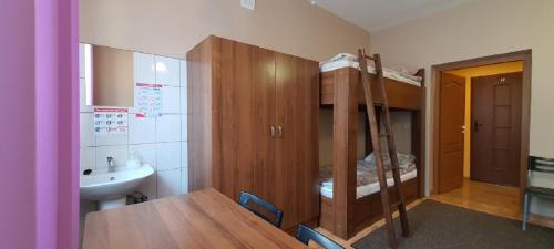 Vonios kambarys apgyvendinimo įstaigoje Hostel Zamość