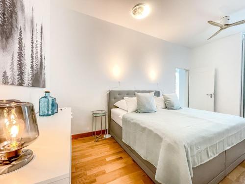 Ένα ή περισσότερα κρεβάτια σε δωμάτιο στο Schwarzwald Loft
